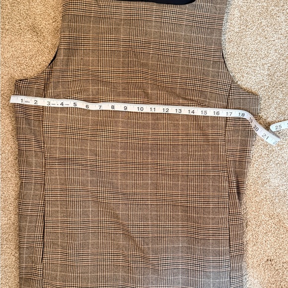H&M Brown Plaid Mini Dress - Picture 5 of 11